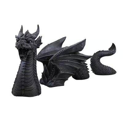 Gothic Dragon Garden Statue Sculpture Resin Dragon Figurine