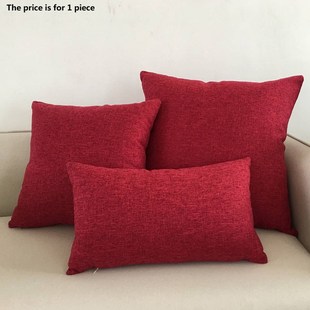 *Solid Color Sofa Cushion Cover 30X50/40x40/45x45/40x60/50x5