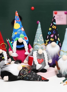 Teacher Gnome Scandinavian Tomte Nisse Swedish Elf Dwarf Hom