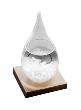 Mini Desktop Droplet Storm Glass Bottle Weather ecast Predic