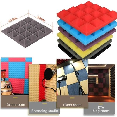 25*25cm Thickness 5cm Acoustic Panels Soundproofing Studio F