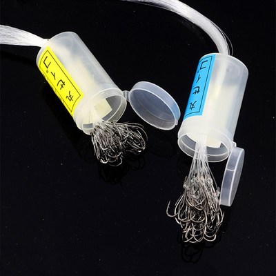 50pcs Outdoor Fishing Tools Carp Fly Tackle Fish Worm Jig Le