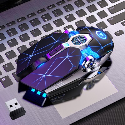 A7 Gaming Mouse Rechargeable Wireless Silent LED Backlit Opt