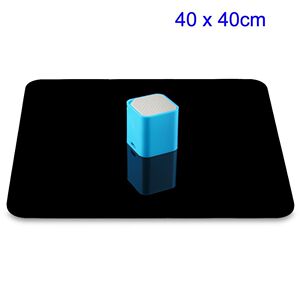 PLZ 40x40cm Reflective Black and White Acrylic Display Board