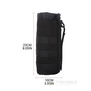 Portable Outdoor Nylon Molle Water Bottle Bag Hiking Kettle