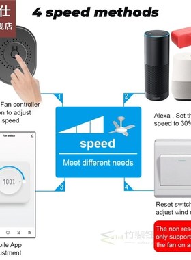 Tuya Wifi Smart Wifi Fan Light Switch Ceiling Fan Lamp Switc