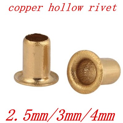 100PCS 2.5mm 3mm 4mm Tubular Rivets  Circuit Board PCB Nails