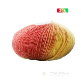 Yarn Knitted Chunky Hand-Woven Gradient Rainbow Colorful Kni