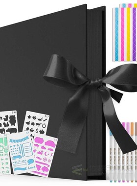 80Pages Black Photo Albums DIY Scrapbook Paper Picture with