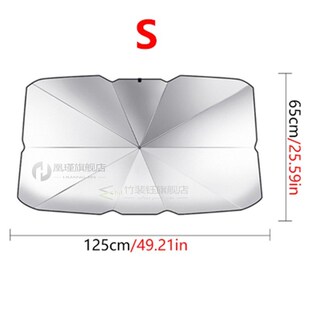 Car Sunshade Umbrella UV Windshield Cover Foldable Heat Insu