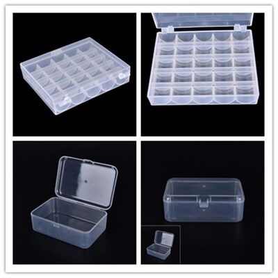 1PC 2Style Empty Bobbins Spools Box Storage Sewing Machine B