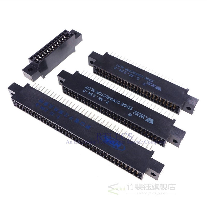 5pcs Edge Connector Slot 2.54 mm Pitch 24 44 48 50 56 60 72