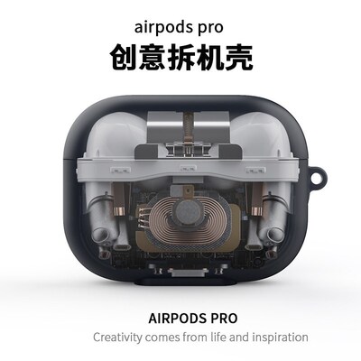 Luxury 3D Case  AirPods 1 2 Pro Charing Box Soft Silicone Wi