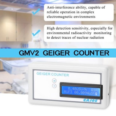 GMV2 Portable Handle Geiger Counter Assembled Nuclear Radiat