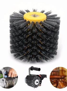 120*100*19mm Nylon Abrasive Wire Drum Polishing Wheel Electr
