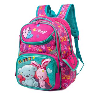School Bags Cartoon Bear Primary School Backpack Kids -years
