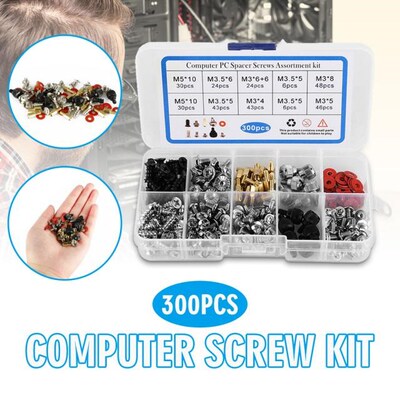 300pcs High Quality Computer Screw Standoffs Kit Durable Har