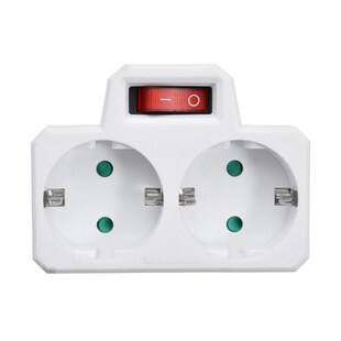 250V 16A Multiple Plug EU Standard Double Socket Conversion