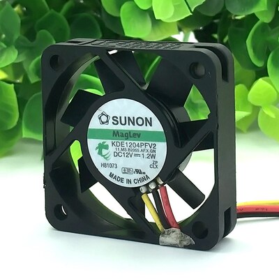 2pcs Fan KDE1204PFV2 4CM 40*40*10MM 4010 12V 1.2W Support ve