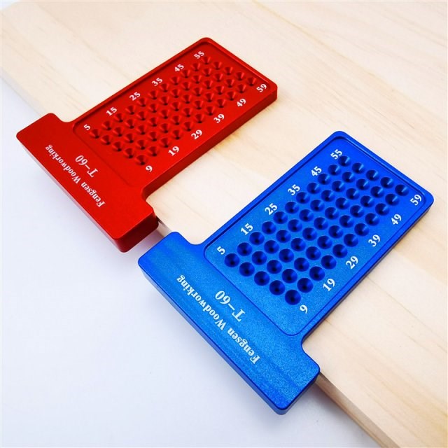 T-60 Woodworking Scribing Ruler Hole Scribing Right Angle Ru
