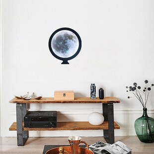LED Mirror Moon Lamp Romantic Makeup Hanging Mirror Lamps Be