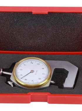 Thickness Gauge Round Dial Accuracy Measuring Tool Flat Poin