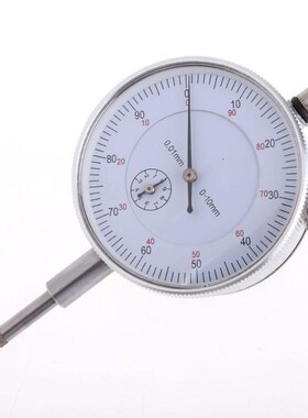 Dial Indicator Gauge 0-10/0.01mm Meter Precise 0.01mm Resolu