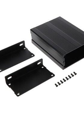 1PC Black Corrosion Resistant Split Body Aluminum Box Enclos