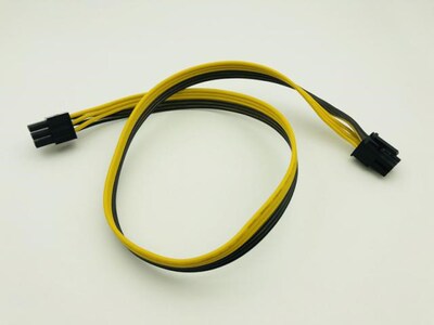 Dual 6Pin Power Supply Cable Adapter PCIe PCI-Express Extens