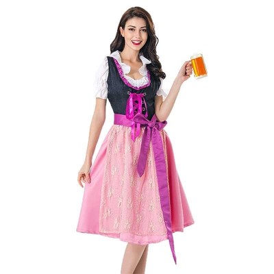 Women Bavarian German Trachten Costume Oktoberfest Beer Fest