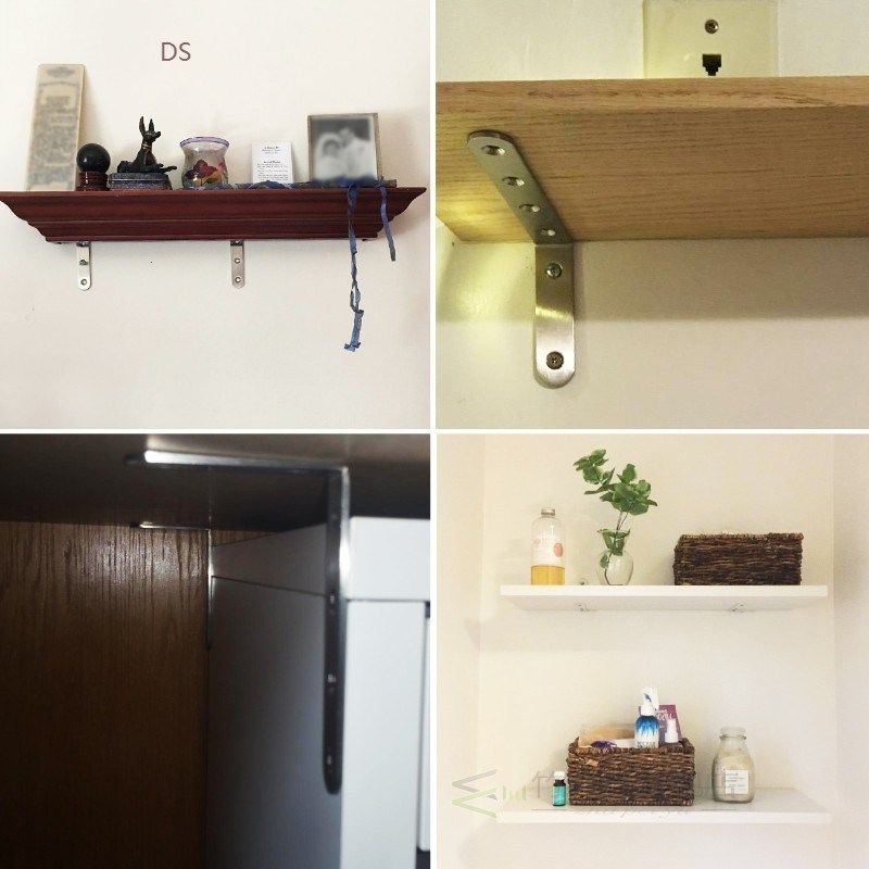 yumore 2pcs corner brace stainless steel brackets 90 angle j