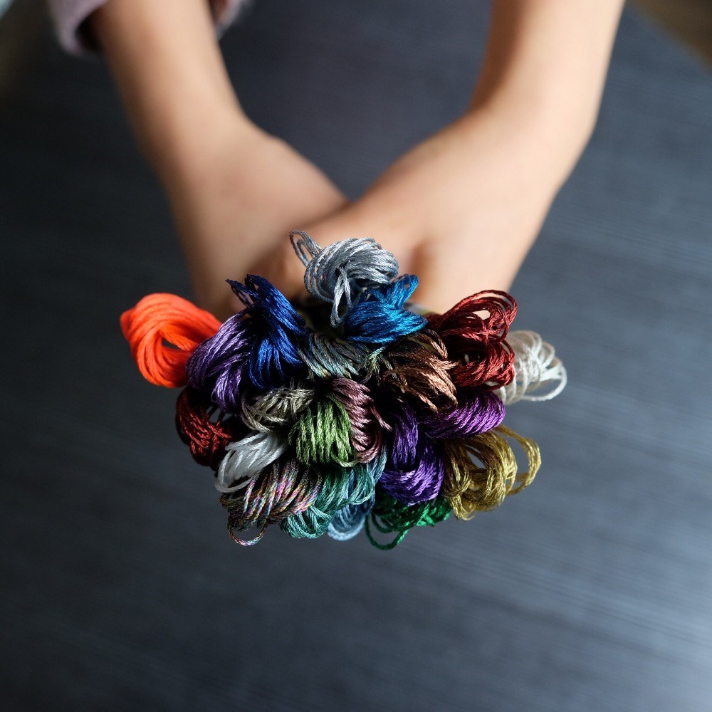 Cross-Stitch-Thread Floss Embroidery Lumiere Metallic Moulin