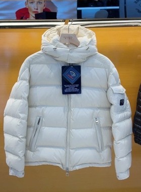 BRAVE&SHARK/勇士鲨鱼男鸭绒秋冬连帽时尚羽绒服加厚保暖短款御寒