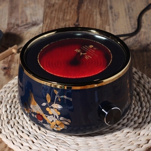 电陶炉家用煮茶炉复古陶瓷外壳静光波炉商用煮水茶艺炉音大功率