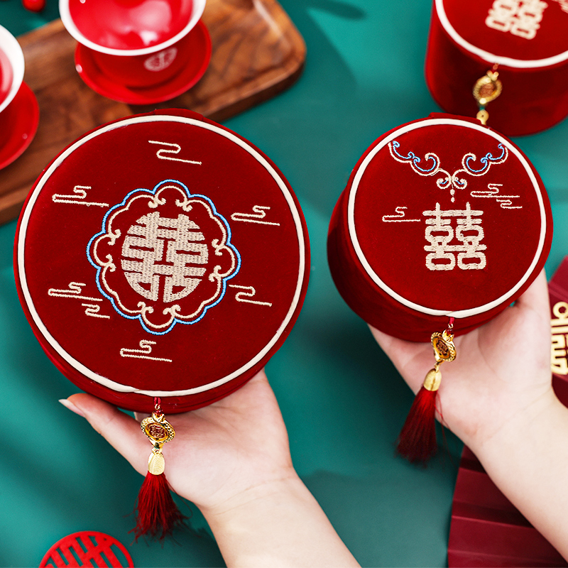 针线盒结婚嫁妆豪华针线套装高端轻奢针线包便携陪嫁女方全套缝纫