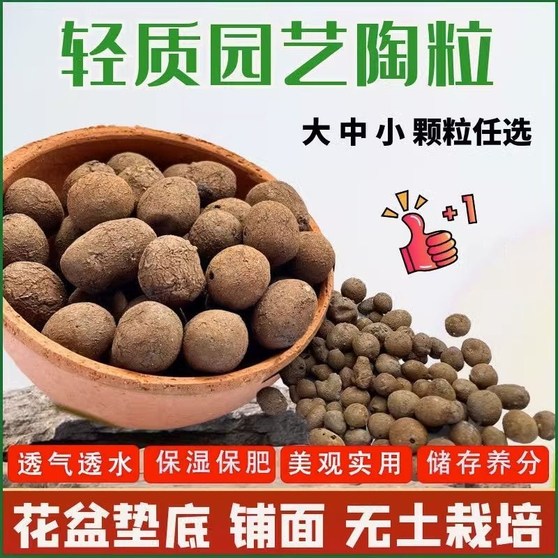 陶粒养花通用型花盆垫底园艺多肉专用花卉土养花铺面花盆透气石