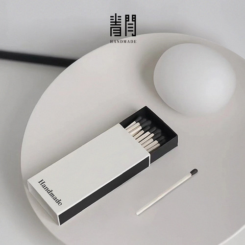 吾岸电视剧同款原创火柴老香薰蜡烛点烟防烫生日结婚手伴原创版权