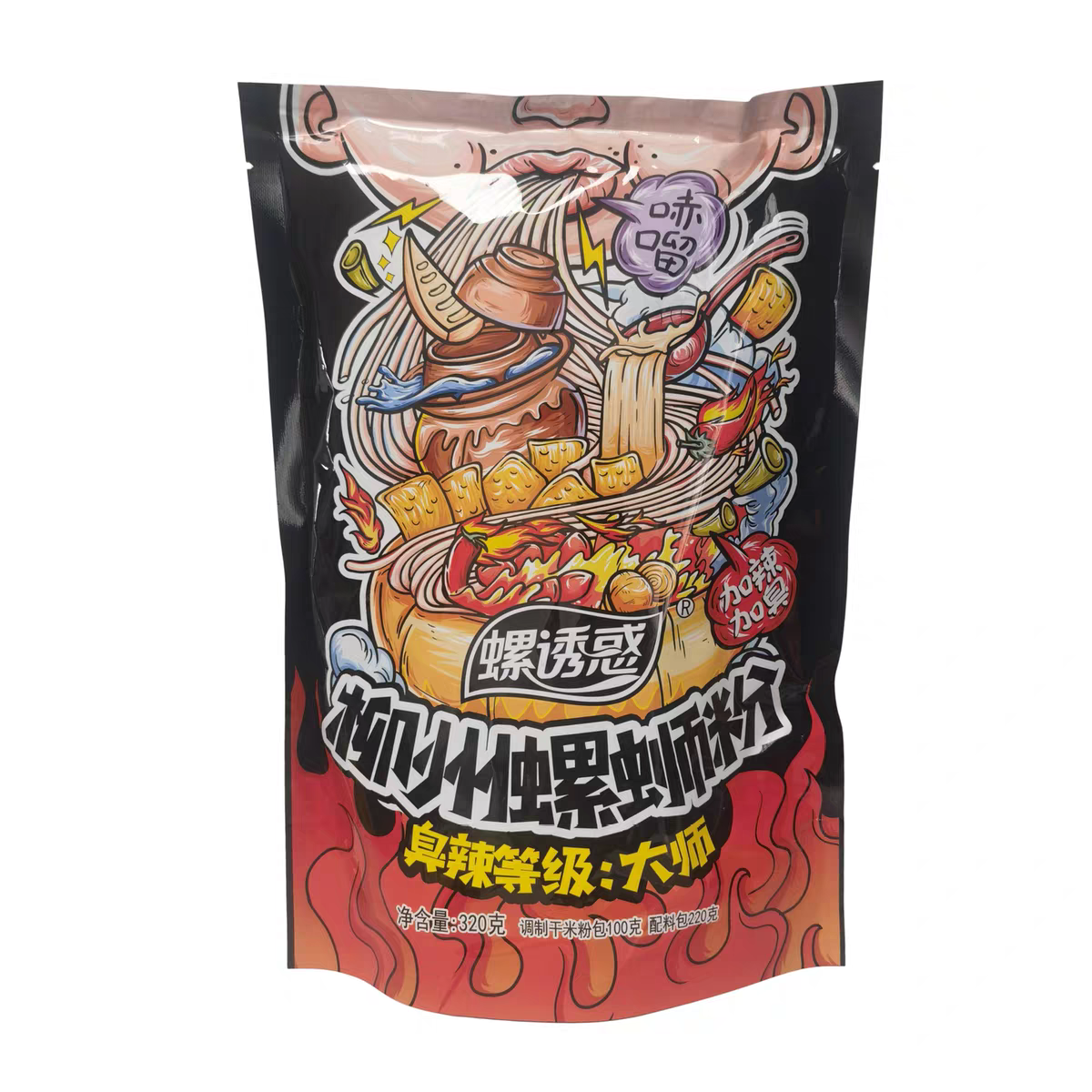 临期特价清仓螺诱惑柳州螺蛳粉320g袋装辣味米粉方便速食宵夜水煮