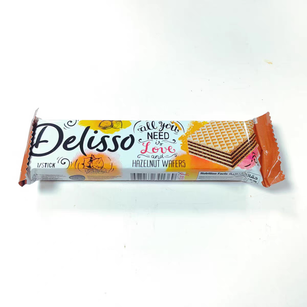 土耳其进口德利索可可威化饼干奶油榛子草莓味  休闲零食下午茶