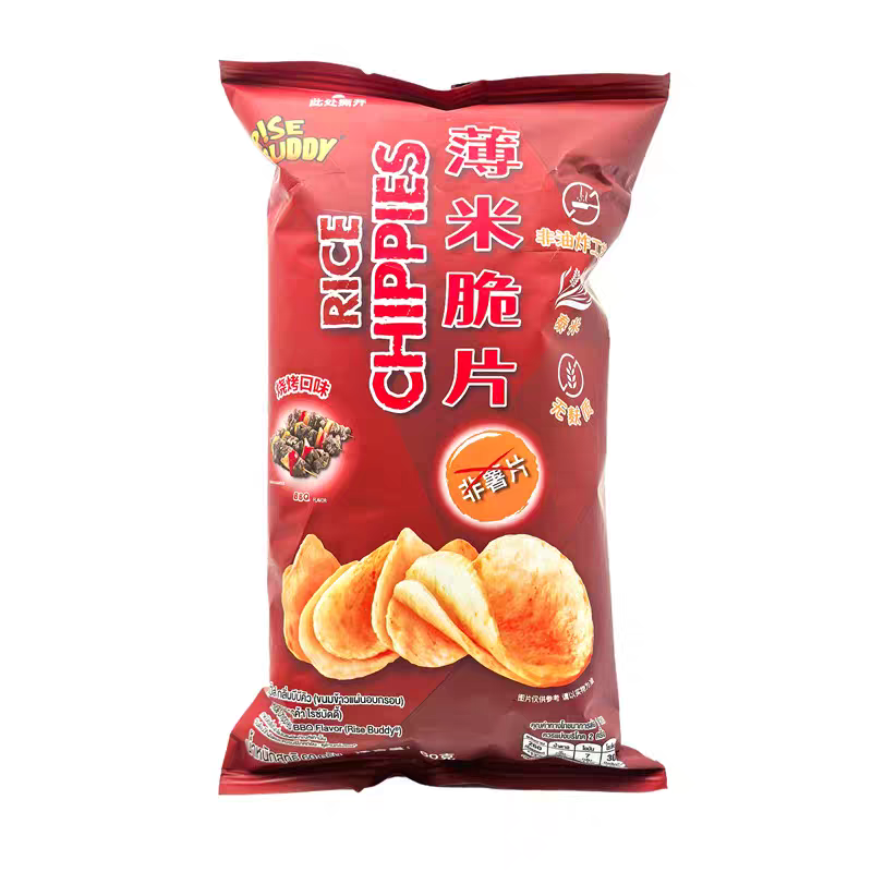 临期特价泰国进口薄米脆片芝士味60g袋装办公休闲追剧零食小吃