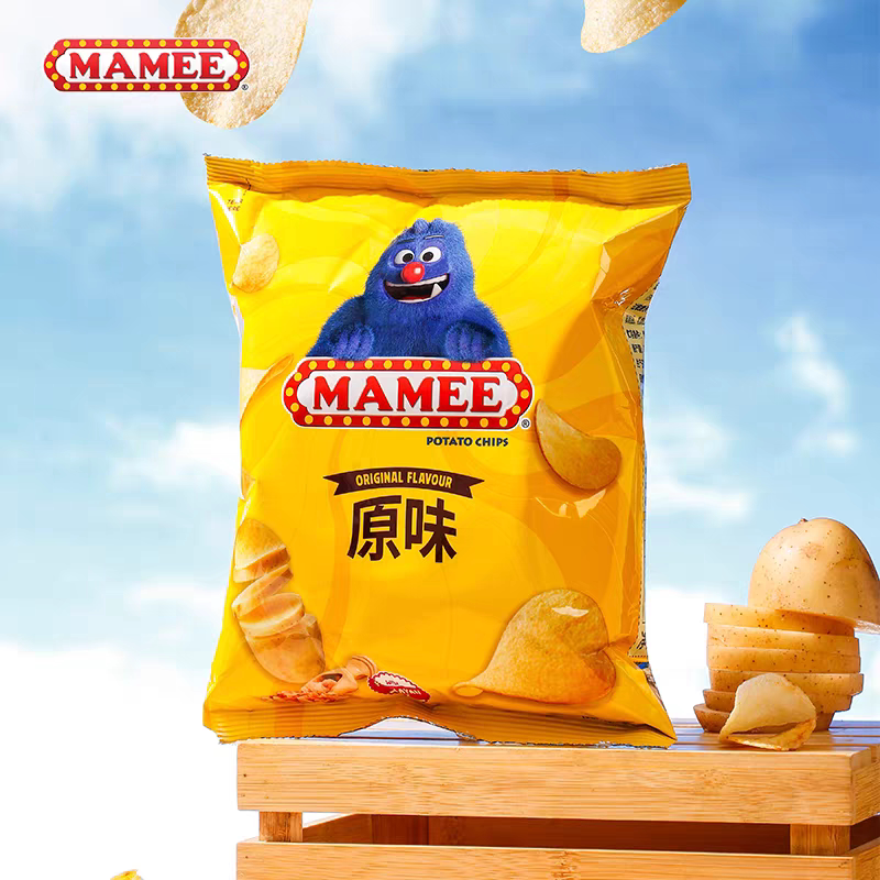 临期特价 MAMEE/妈咪马来西亚进口原切薯片正宗香辣味追剧零食