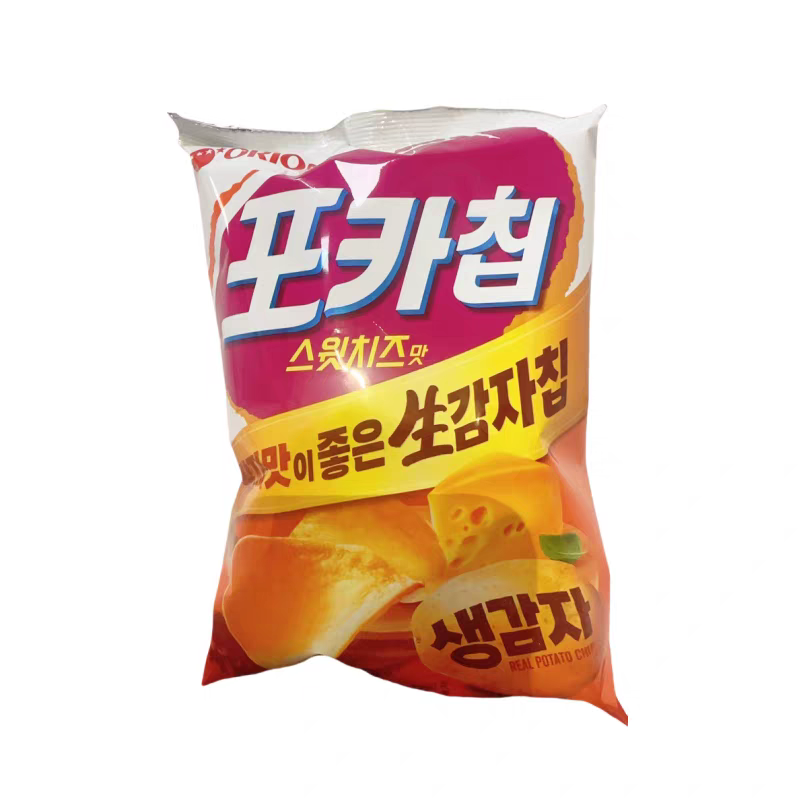 韩国进口好丽友原切薯片零食生薯片甜芝士味土豆片洋葱味休闲小吃