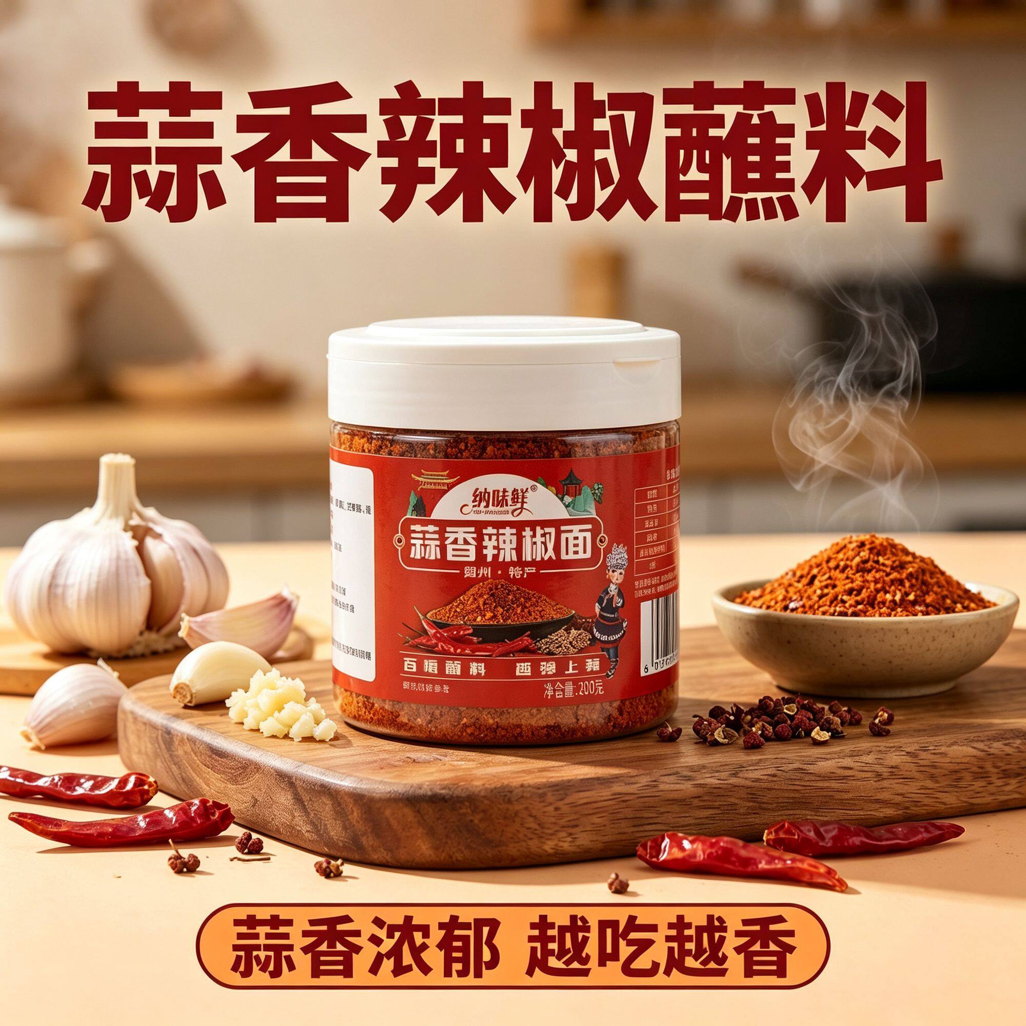 临期贵州毕节五香麻辣辣椒面烧烤调料烤肉蘸料干碟炸串油泼辣椒粉