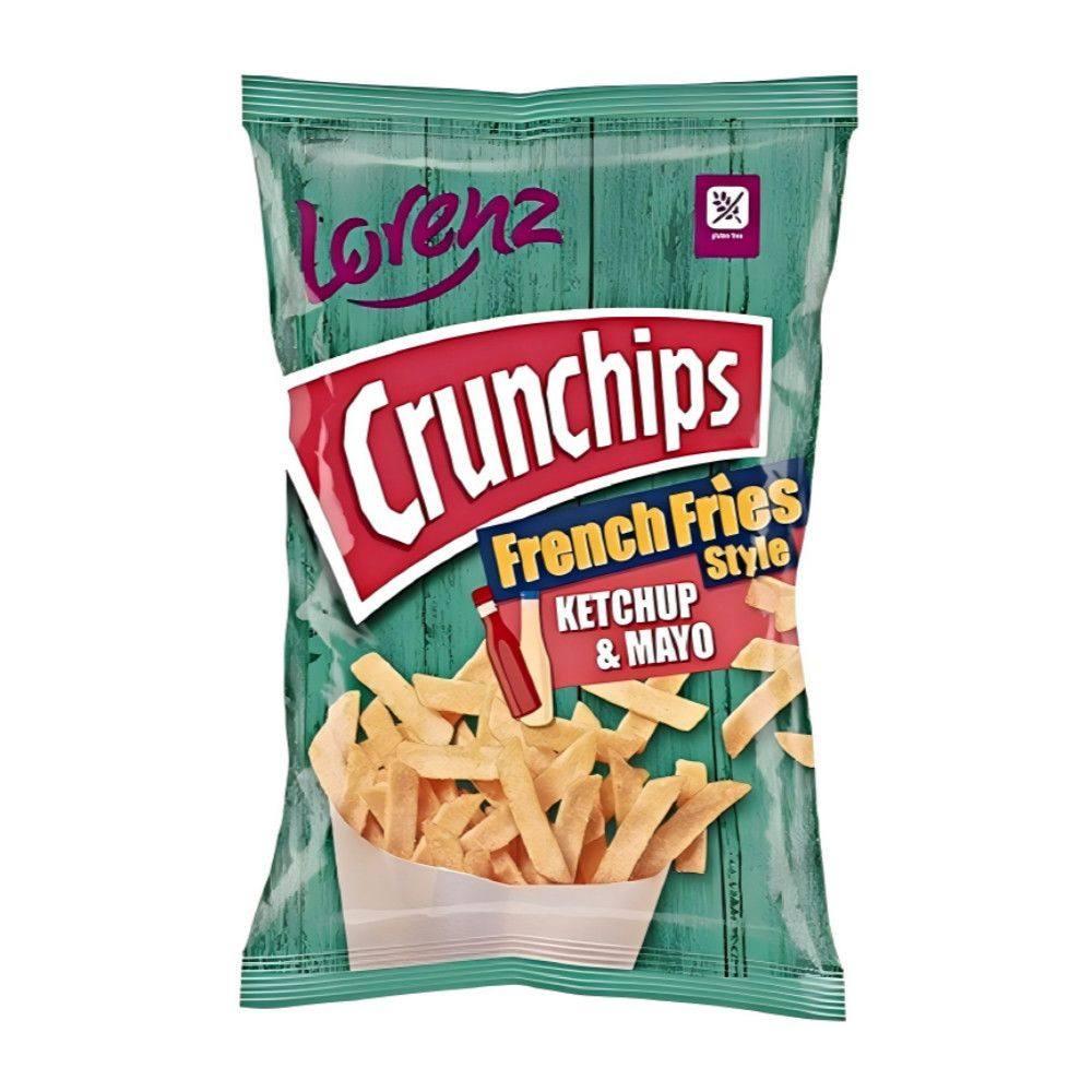 临期特价 波兰进口劳仑兹法式番茄蛋黄酱味原切薯脆片90g