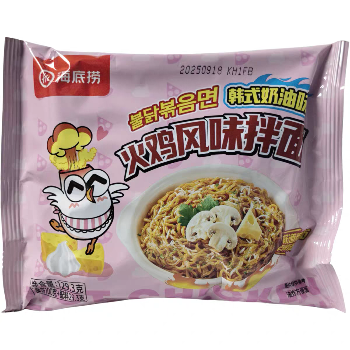 临期特价火鸡面拌面韩式奶油味129.3g袋装方便面速食夜宵充饥煮面,粮油调味/速食/干货/烘焙,冲泡方便面/拉面/面皮,淘宝优惠券,粉丝福利购,淘宝优惠卷