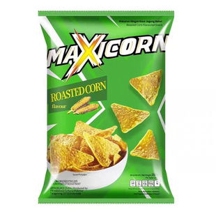 临期特价 印尼进口Maxicorn麦克西玉米片烧烤原味膨化食品140g