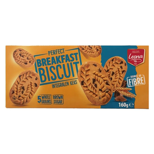 临期特价 进口莉安纳早餐谷物巧克力粒饼干160g休闲追剧零食小吃