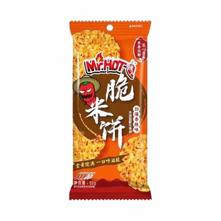 临期特价 旺旺Mr.HOT辣人脆米饼劲爆香辣味52g膨化食品