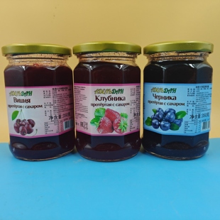 俄罗斯艾德尔丹牌蔓越莓蓝莓草莓桑葚沙棘果酱涂抹烘焙早餐350