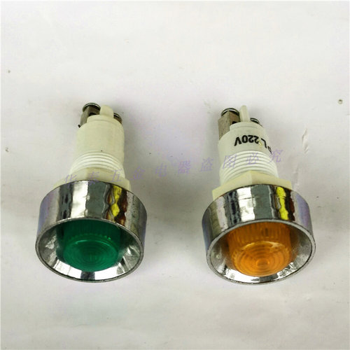 PL13.5 指示灯信号灯塑料灯孔径12MM红色绿色AC220V